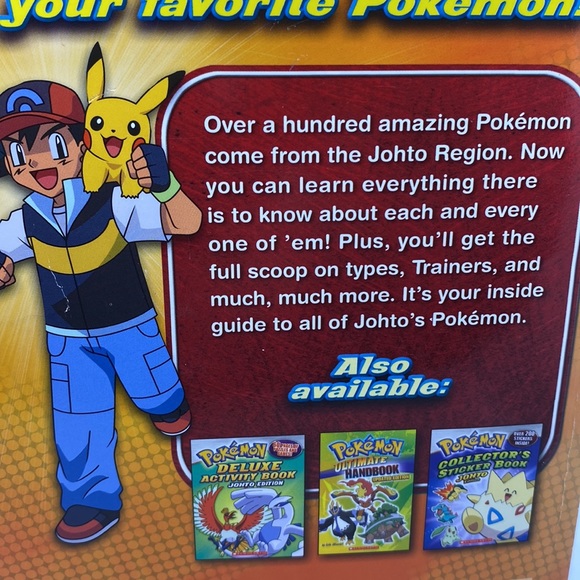 Pokémon Johto Handbook Scholastic Softcover Book - Picture 9 of 10